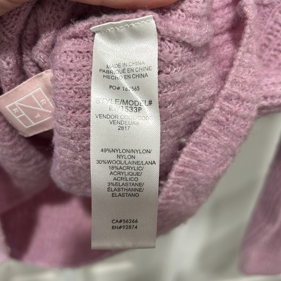 Splendid Lilac Natalia Maternity Sweater, RTR - Picture 7 of 8
